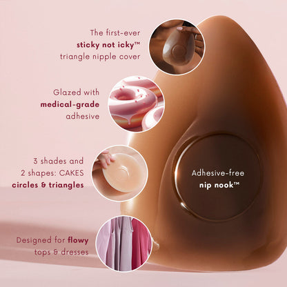 sticky CAKES triangles™